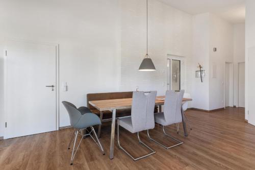 Η κουζίνα ή μικρή κουζίνα στο Gästehaus Heimelig
