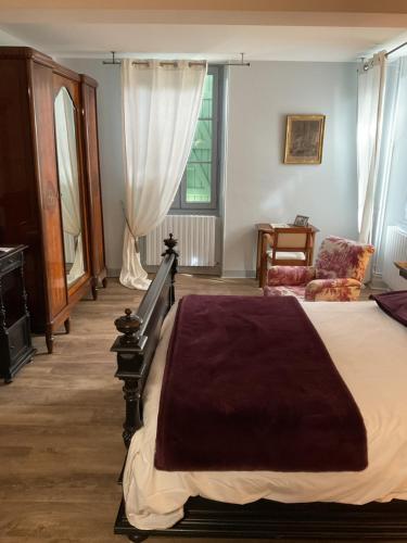 Katil atau katil-katil dalam bilik di Chambres d'Hôtes Le Mas