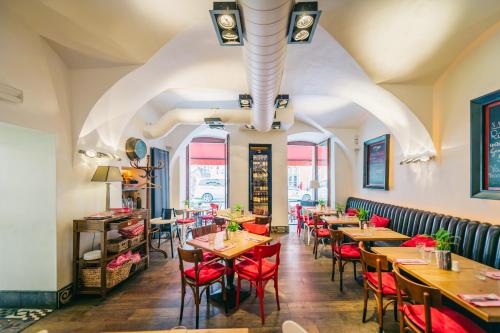 Posezení v ubytování PEST-BUDA Design Hotel