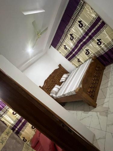 Postel nebo postele na pokoji v ubytování Peaces apartment