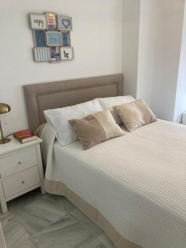 Katil atau katil-katil dalam bilik di Holidays beach Estepona