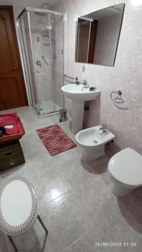 Koupelna v ubytování Mare e Relax