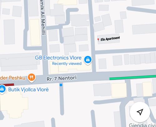 a map of the city of berkeley with the gbi electronics were recently removed at Ela guest house in Vlorë