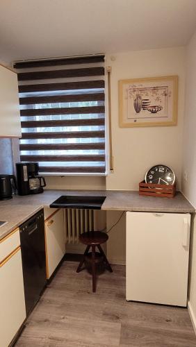 Kuchyň nebo kuchyňský kout v ubytování Apartment Wiesenglück