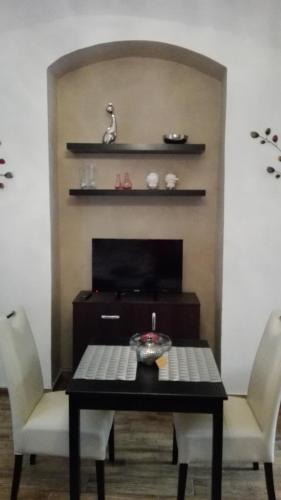 Χώρος καθιστικού στο Apartment Jakubská 676