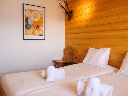 Postel nebo postele na pokoji v ubytování Chalet Ratatouille by Interhome