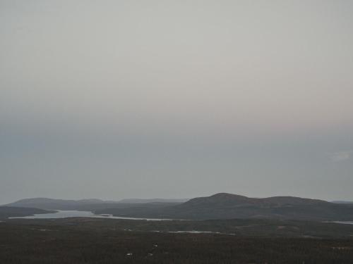 a view of a lake and mountains in the distance at Holiday Home Trillevallen Fjällripan by Interhome in Trillevallen
