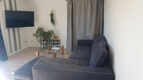 Χώρος καθιστικού στο Ferienwohnung1