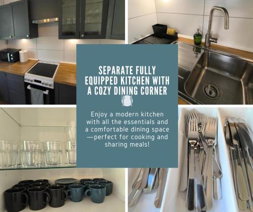 Nhà bếp/bếp nhỏ tại Apartament Brzozowa