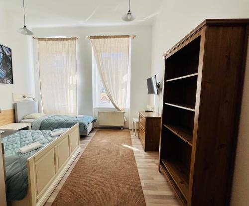 TV a/nebo společenská místnost v ubytování Art HOTEL