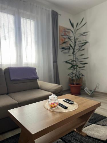 Ruang duduk di Apartman Marta