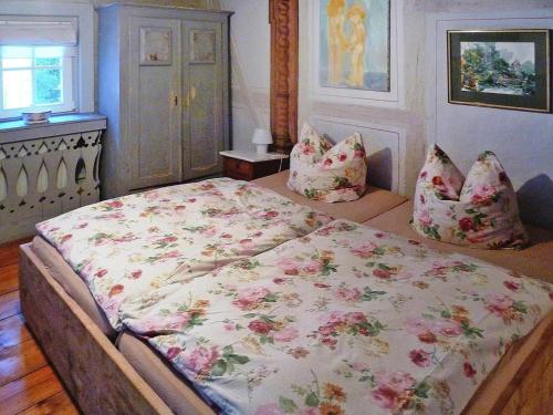 Postel nebo postele na pokoji v ubytování Ferienwohnung, Friedrichroda