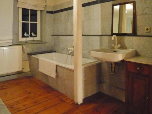 Koupelna v ubytování Ferienwohnung, Friedrichroda