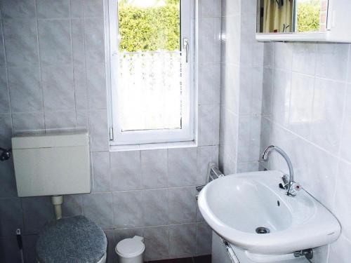 Koupelna v ubytování Ferienhaus, Plau am See