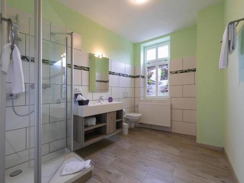 Koupelna v ubytování Ferienwohnung Remise, Wernigerode