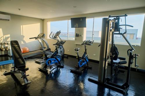 Fitness centrum a/nebo fitness zařízení v ubytování Casa Andina Select Paracas