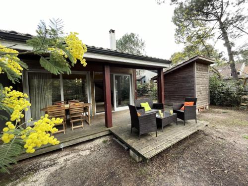 Résidence Vitanova - Maison spacieuse 8 personnes proche golf et pistes cyclables à Lacanau Océan MAE-0391