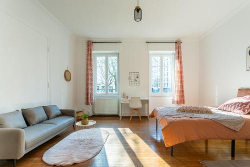 Posezení v ubytování Getaway to Strasbourg 6Travelers