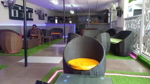 Posezení v ubytování Glandov Suites