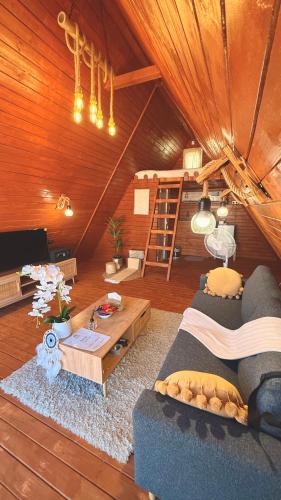 Χώρος καθιστικού στο Marbella bungalows desert private camp