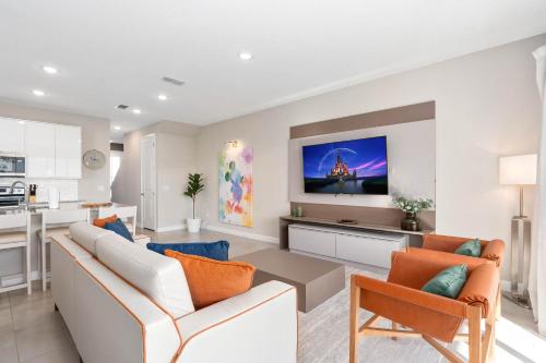 Dapur atau dapur kecil di SUPER CLOSE -DISNEY's PARKs THEME ROOMs & POOL