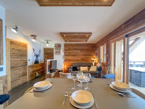 Bel appartement aux Gets avec sauna, jacuzzi et Wi-Fi