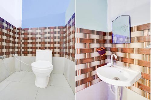 Un baño de Hotel O J.B. HOTEL