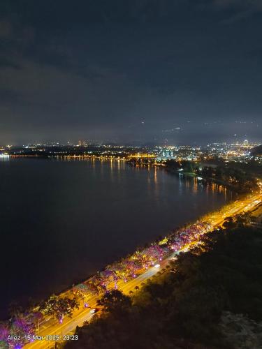 Landskap semula jadi dekat dengan apartmen