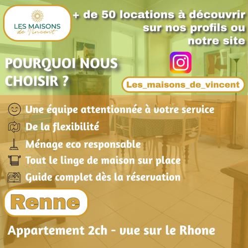 Capture d'écran d'un message sur une maison dans l'établissement Renne - Vue imprenable sur le Rhône, à Arles