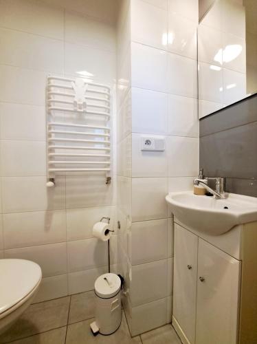 Ein Badezimmer in der Unterkunft Oranger Apartament
