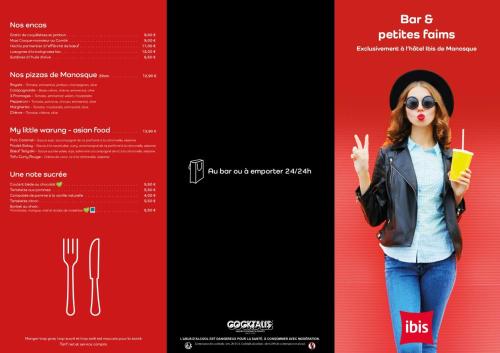 ibis Manosque Cadaracheに飾ってある許可証、賞状、看板またはその他の書類