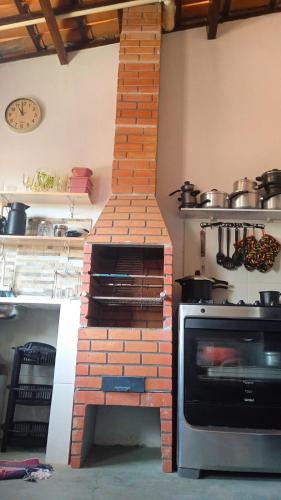 Dapur atau dapur kecil di Casa nativa