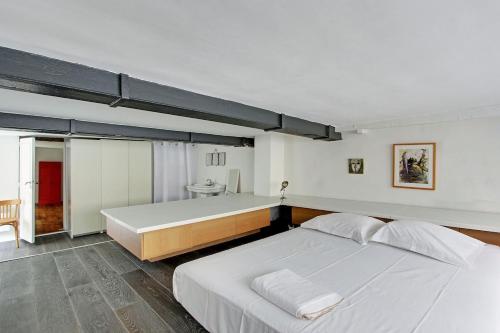 Krevet ili kreveti u jedinici u okviru objekta Large Duplex Le Marais