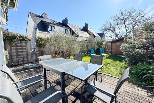 Zahrada ubytování Maison cosy rénovée - Jardin - 50m des plages