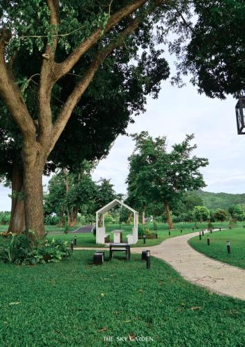 Taman di luar The Sky Garden