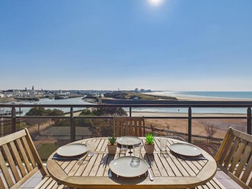Appartement vue mer à 350m de la plage pour 4