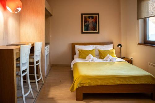 Postel nebo postele na pokoji v ubytování Apartments Villa Splendor