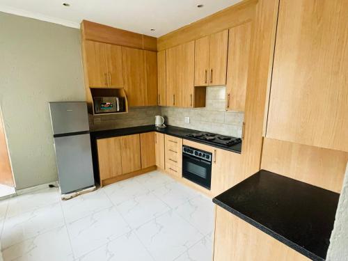 Kuchyň nebo kuchyňský kout v ubytování Cottage tranquility