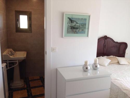 Ένα ή περισσότερα κρεβάτια σε δωμάτιο στο Casa Justo