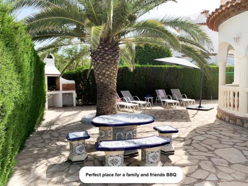 En have udenfor Poolvilla Michelle in Strandnähe