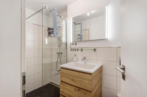 Koupelna v ubytování Ferienwohnung Andreas