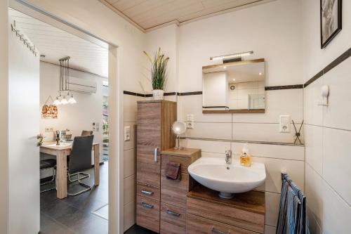 Koupelna v ubytování Ferienwohnung Huschle