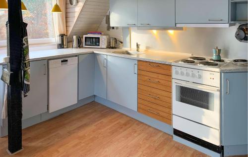 Η κουζίνα ή μικρή κουζίνα στο 3 Bedroom Beautiful Home In Glesborg