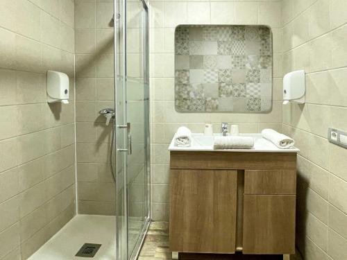 Koupelna v ubytování Te Maná Hotel