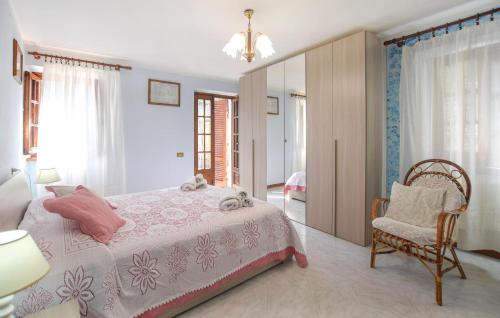 Ένα ή περισσότερα κρεβάτια σε δωμάτιο στο Casa Nonna Franca