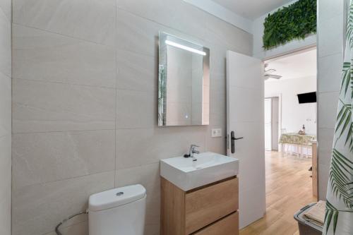 Koupelna v ubytování Casa Coralia