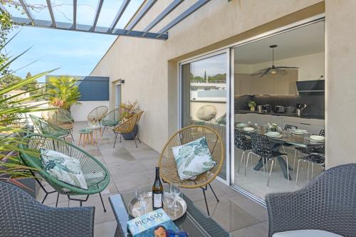 Le Joyau Nîmois - Grande terrasse avec parking