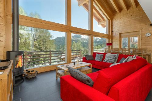 Posezení v ubytování Chalet Anna