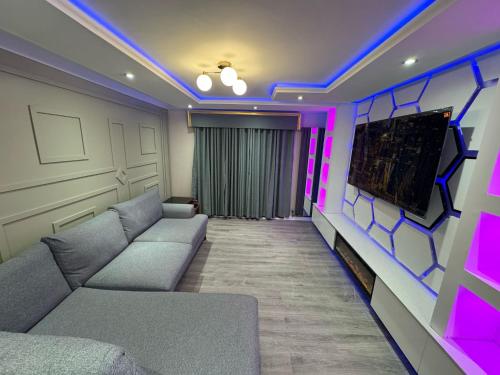 Χώρος καθιστικού στο Paramount Luxe Loft- 3 bedrooms, 4 beds cosy home