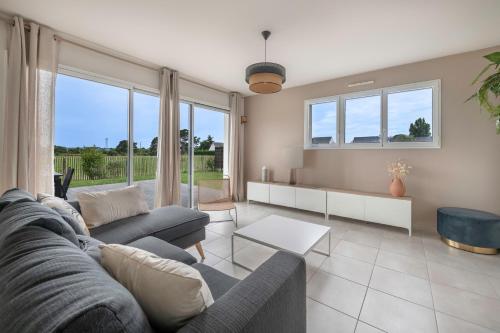 À 650m du bord de mer, belle maison neuve pour 8